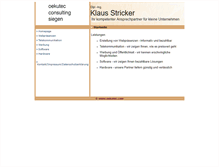 Tablet Screenshot of oekutec.com